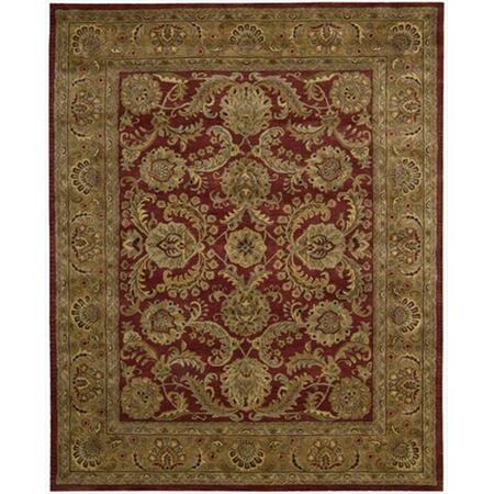 NOURISON Jaipur Area Rug Collection Burgundy 8 Ft 3 In. X 11 Ft 6 In. Rectangle 99446498663